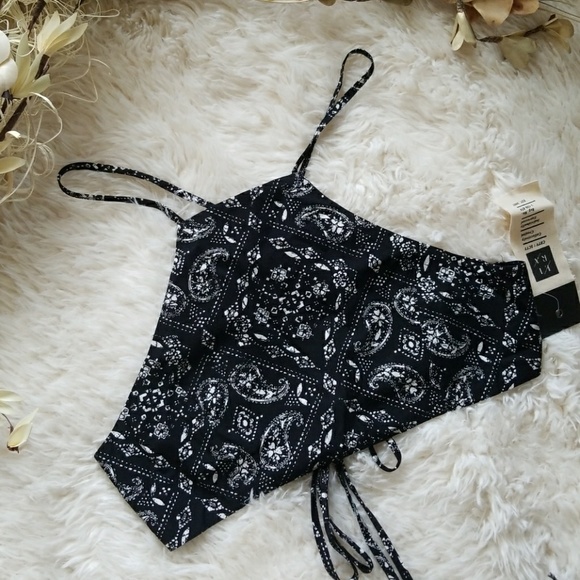 Lira Clothing Ravi Wrap Crop Top - Picture 3 of 4